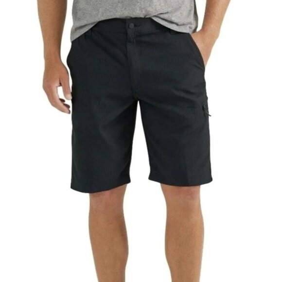NEW Weatherproof Vintage Men's Size 34 Performance Tech Shorts Black Cargo - Picture 1 of 8